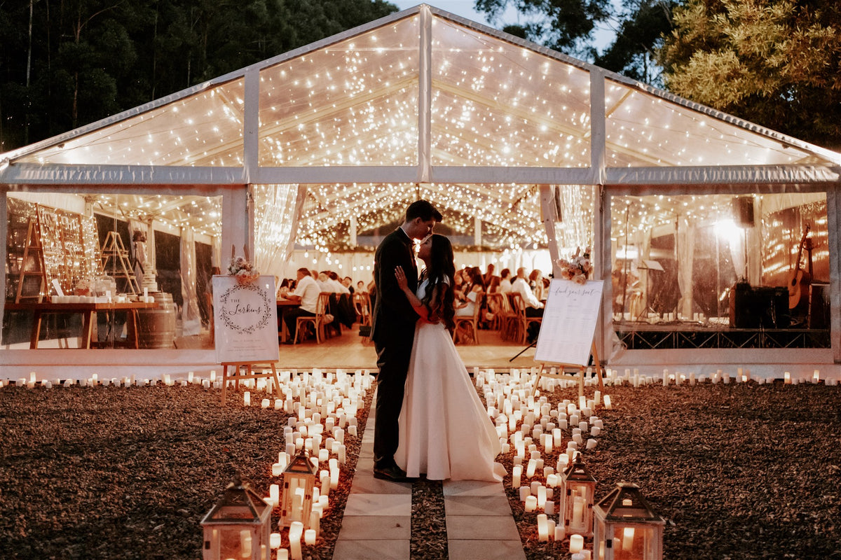 clear marquee tent Fig Tree + Clear Marquee – Bower Estate